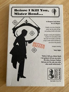 Before I Kill You Mister Bond - Cheapass Games - RARE - Permanently out of print - Picture 1 of 2