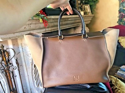 Bolso de Mano CH Carolina Herrera Marrón y Tostado Vendome Foto 1 de 4