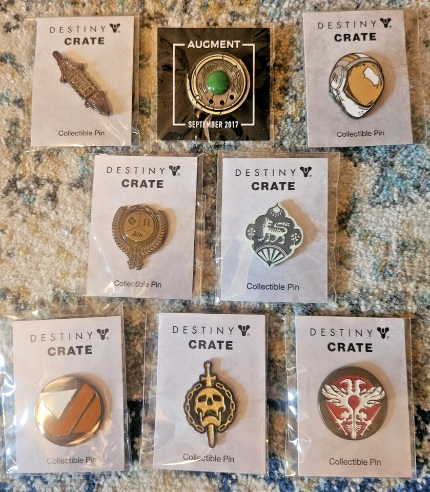 Destiny Crate Ultimate Pin Set Bungie NEW SEALED  - Image 1 of 1