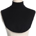 Women Men Cotton Fake Mock Neck Bib Dickey Collar Neckline Turtleneck Warmer Top