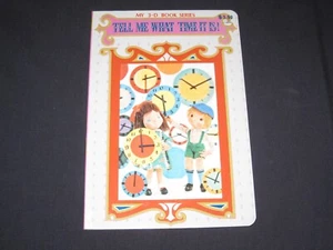 Tell Me What Time It Is! My 3-D Book Series board book - Afbeelding 1 van 9