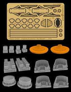 1/72 Razor Crest Engines Exterior Detail for Revell 06781 STAR WARS Mandalorian - Bild 1 von 1
