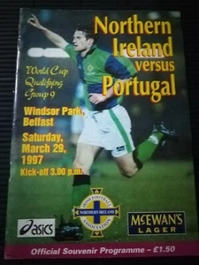 MATCH PROGRAMME 29/03/1987 NORTHERN IRELAND x PORTUGAL - Picture 1 of 1