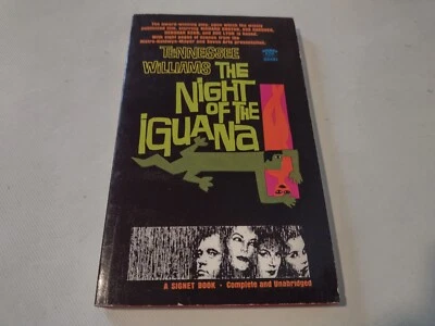 Tennessee Williams The Night of the Iguana Paperback Book Signet  Foto 1 de 4