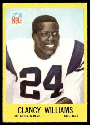 1967 Philadelphia Clancy Williams #95 - Image 1 of 2