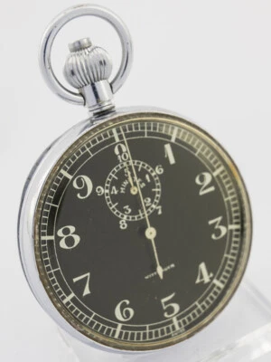 Big Longines Wittnauer 甲板口袋计时器,适用于美军制造 - 20 世纪 40 年代 — 第 1/4 张图片