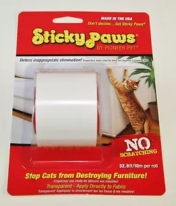 Appiccicose zampe su un rotolo stop gatti distruzione mobili antigraffio addestramento gatto - Foto 1 di 7