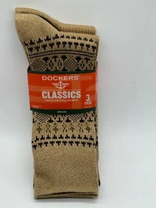 NEW 3 PAIRS PACK MENS DOCKERS SUPER SOFT  CLASSIC CREW SOCKS SIZE 6-12 NAVY - Picture 1 of 18