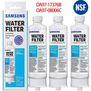 3-Pack Samsung DA97-17376B Refrigerator Water Filter for HAF-QIN/EXP RF23M8070SG - Picture 1 of 12