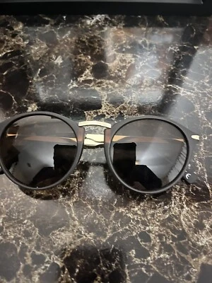 H&M Sunglasses: Brown And Gold Round Small Strath On Left Lense - Image 1 of 4
