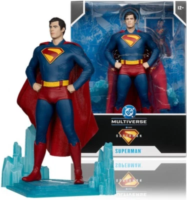 James Gunn SUPERMAN David Corenswet L'Homme D'Acier Statue 30cm McFarlane Toys - Photo 1/4