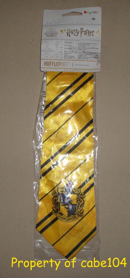Halloween Harry Potter Hufflepuff Tie