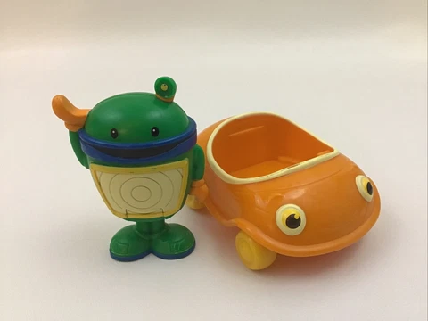 Team Umizoomi Bot Umicar Orange Mini Car Nickelodeon 2pc Mattel Rare Cover