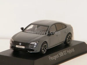 Peugeot 508 GT Hybrid 2023 Selenium Grey NOREV 1/43 Réf 475833 - Imagen 1 de 4