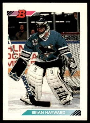 1992-93 Bowman Brian Hayward San Jose Sharks #60 - Image 1 of 2