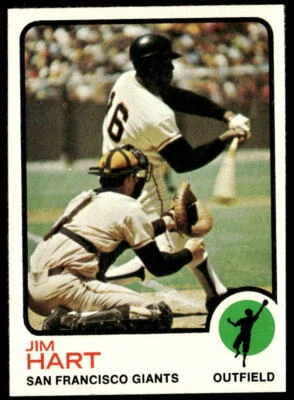 1973 Topps #538 Jim Hart   Baseball San Francisco Giants - Image 1 of 2