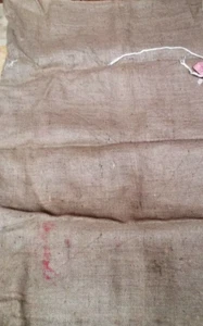 Vintage HD XL Burlap Feed Sack/ Jute Bag Paper Tag Equity Supply Kalispell, MT  - Picture 1 of 7