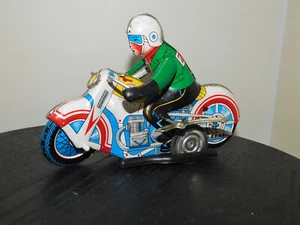 Motorcycle Wind Up Toy Vintage Collectable #MS 702 - Picture 1 of 10