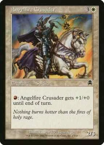 ANGELFIRE CRUSADER X 4 E/X+ APOCALYPSE MAGIC THE GATHERING - Picture 1 of 1