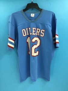 Rawlings Vintage NFL Houston Oilers #12 Football Jersey - Men's Size 42-44 - Picture 1 of 6