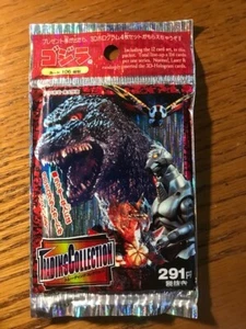 1995 Amada Godzilla Japanese Trading card Sealed Pack Rare - Bild 1 von 2