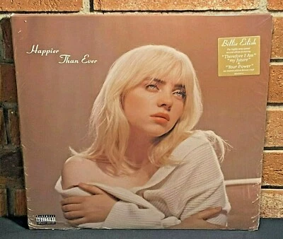 BILLIE EILISH - Happier Than Ever, Ltd 1st Press 2LP COLORED VINYL Gatefold New! - Image 1 of 4