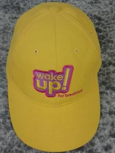 7-11 Wake Up For Breakfast Yellow Adjustable  Strapback Hat Ball Cap  - Picture 1 of 9