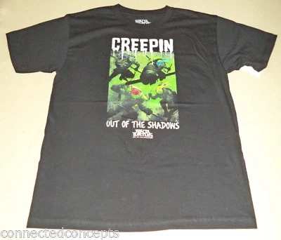 Halloween TMNT Ninja Turtles Creepin Out of Shadows Boys Shirt (Small - XLarge) - Image 1 of 2