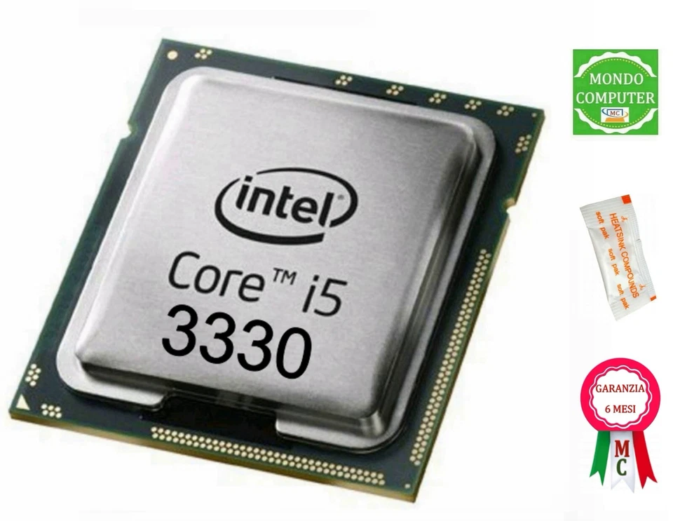 PROCESSORE SOCKET LGA 1155 INTEL CORE i5 3330 & SR0RQ - Immagine 1 di 1
