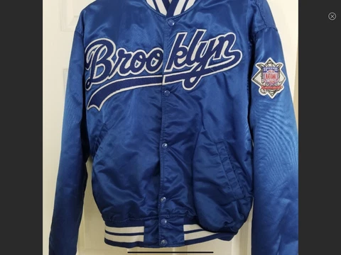 Vintage Starter Brooklyn Dodgers Jacket Size Large Cover