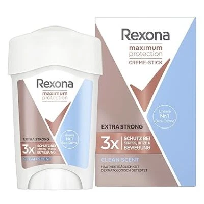 Rexona Maximum Protection Deo Creme Clean Scent Anti Transpirant mit 3x Schutz - Bild 1 von 2