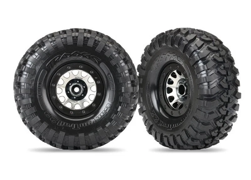 Traxxas Canyon Trail 2.2" Räder verschraubt Beadlock schwarz TRX-4 #8172 - Bild 1 von 1