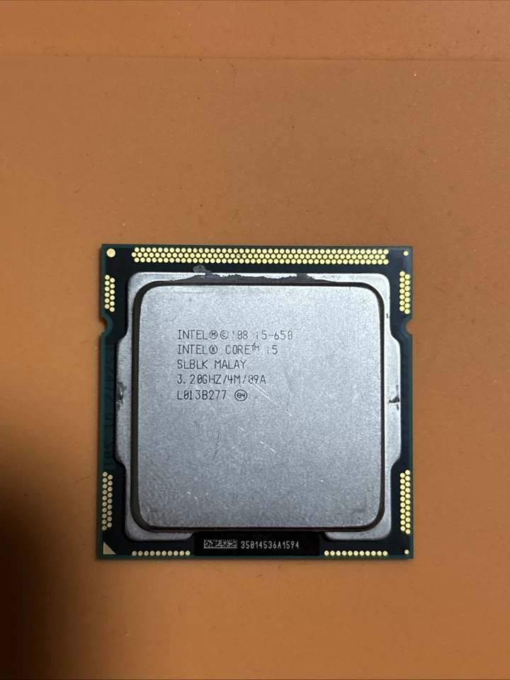 Intel Core i5-650 3.2 GHz LGA 1156 CPU SLBLK (extremely Rare Malay Version) - Image 1 of 1