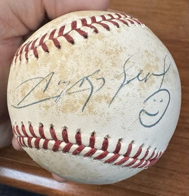 Sugar Ray Leonard Signed Rawlings Baseball Gold Medalist Boxer Boxing JSA - Image 1 of 4