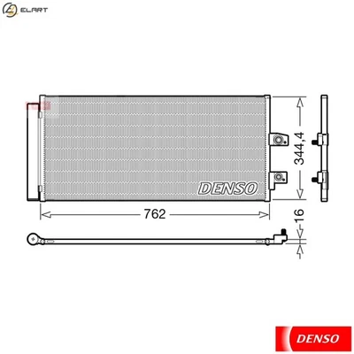 CONDENSER AIR CONDITIONING DCN33016 FOR VOLVO B 3154 T 1.5L 3cyl XC40 2.0L 4cyl - Image 1 of 4