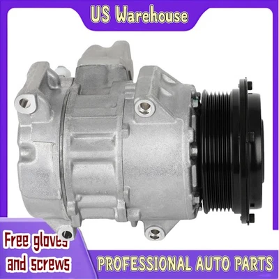 AC Compressor w/ Clutch for Toyota Highlander 2009-2013 Venza 2009-2016 2.7L Foto 1 de 4