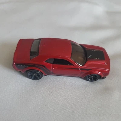 Loose Hot Wheels  Muscle Mania '18 Dodge Challenger SRT Demon Maroon - Image 1 of 4