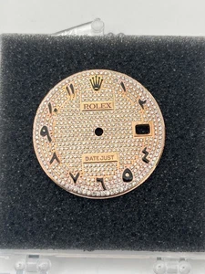 Rolex Herren Datejust Custom Pave Diamant Arabisches Zifferblatt 41mm - Bild 1 von 4