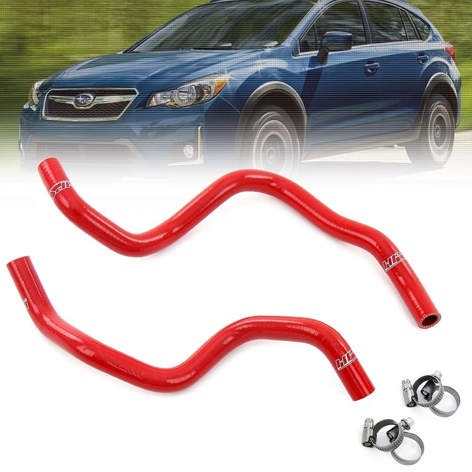 HPS Red Silicone Heater Hose Kit For 14-18 Forester 2.0T 2.5/13-17 Crosstrek 2.0 - Изображение 1 из 1