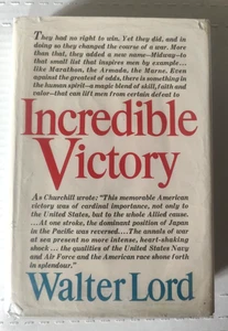 Incredible Victory by Walter Lord; 1967 First Ed.; HC; Ex-Lib; Plastic DJ cover - Picture 1 of 16