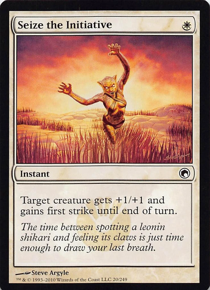 Seize the Initiative C Scars of Mirrodin 20 NM - Image 1 of 1