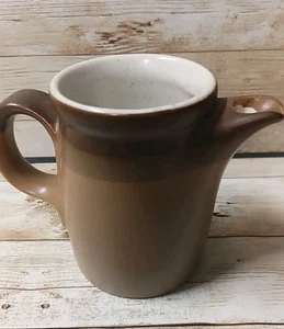 Mikasa Creamer Pitcher Brown Bands Potters Art Ben Seibel - Picture 1 of 5