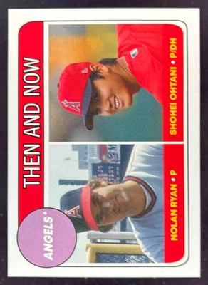2018 Topps Then & Now #67 Nolan Ryan Shohei Ohtani - Image 1 of 2