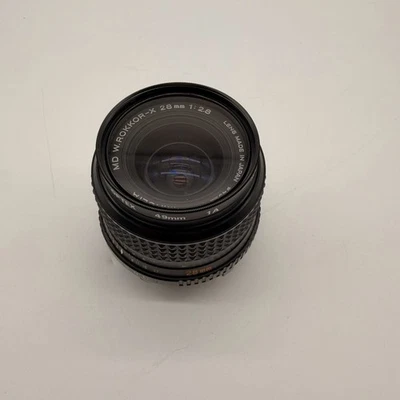 Minolta MD W.Rokkor-X 28mm f/2.8 Lens – Made in Japan-Manual Focus – Excellent - Image 1 of 4