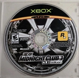 Midnight Club 3 DUB Edition - Xbox Disc Only Black Label - Tested Working - Picture 1 of 1