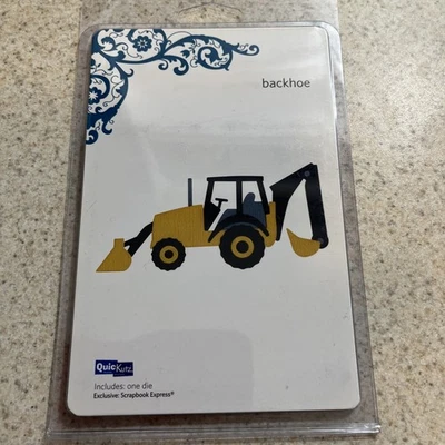 Quickutz 4 x 4 Backhoe Exclusive From Scrapbook Express Brand New - Image 1 of 2