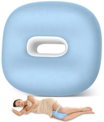 Almohada de rodilla para dormir de lado - Alivio del dolor de cadera, almohada de espuma viscoelástica para piernas para S... Foto 1 de 4