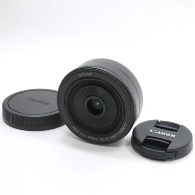 [NEAR MINT] Canon EF-M 22mm F2 STM Wide Angle Lens M Mount Japan - FULLY TESTED - Image 1 of 4