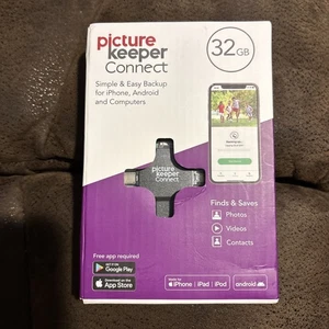 Picture Keeper Connect. New. 32 GB. Includes Type-C connector for Android & Mac. - Afbeelding 1 van 2