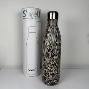 Swell Khaki Cheetah 25oz Insulated Stainless Steel Water Bottle NIB Flaw - Picture 1 of 7